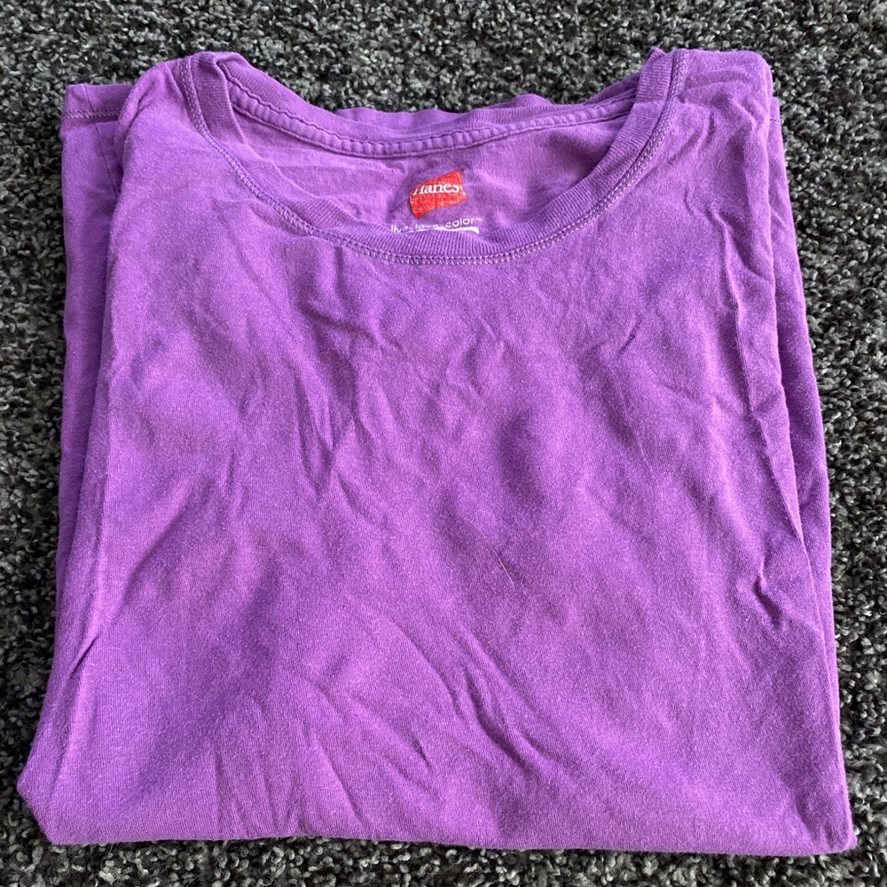Purple t shirt